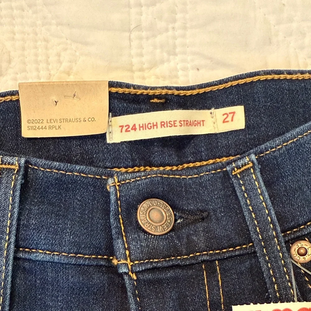 Levi’s 724 High Rise Straight Jeans - Picture 3 of 7